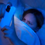 blue light affects sleep